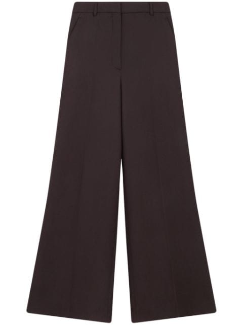 Stella McCartney pantalones acampanados con tiro medio