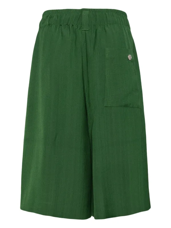 Jacquemus Juego elasticated-waist Bermuda Shorts | Green | FARFETCH