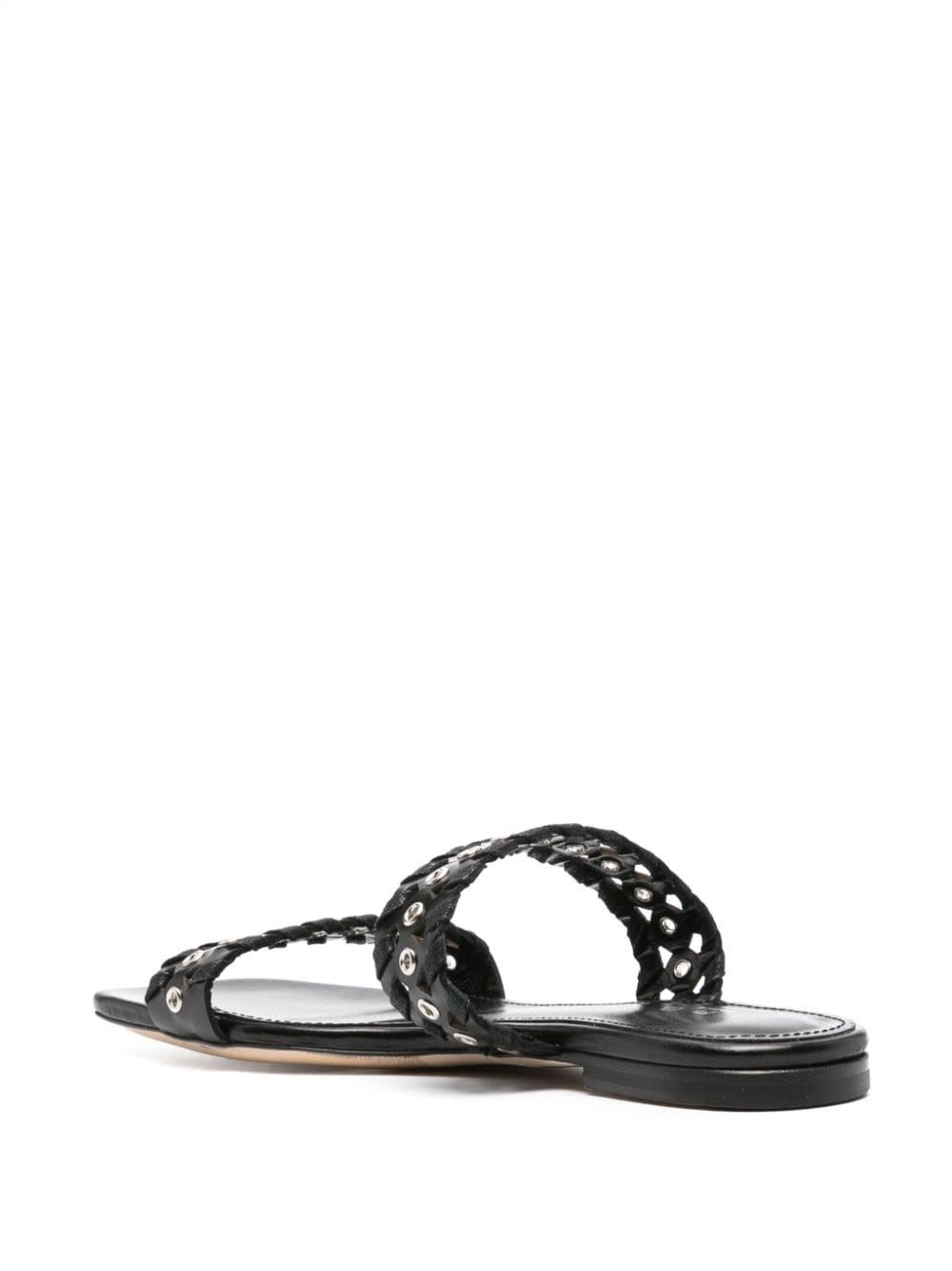 IRO Thulite leren sandalen Zwart