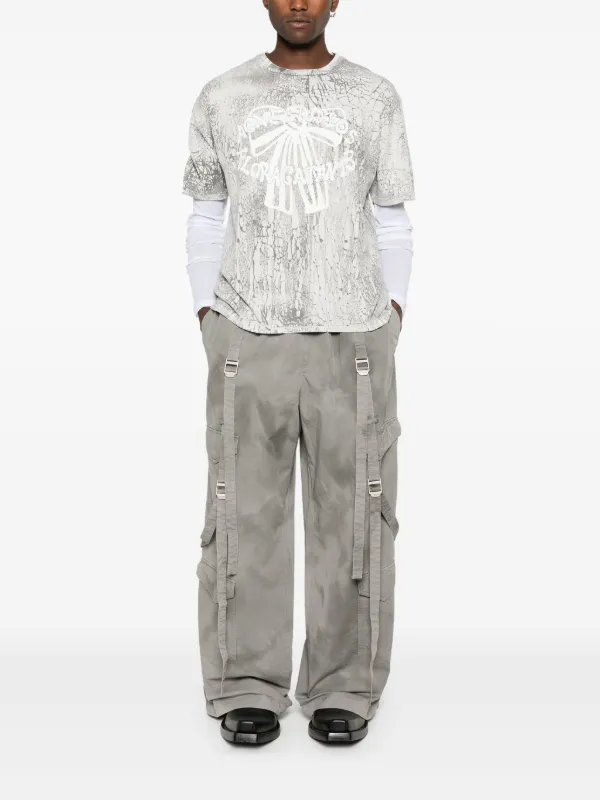 【送料&関税込】Acne Studios Plaster Print T-shirt Acne Studios - T-shirt plaster print - Faded black