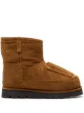 Acne Studios shearling-lined leather boots - Brown