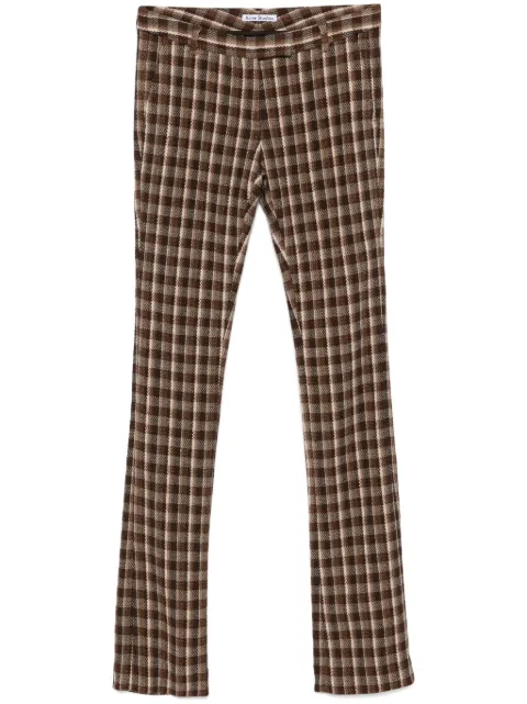 Acne Studios check pattern trousers