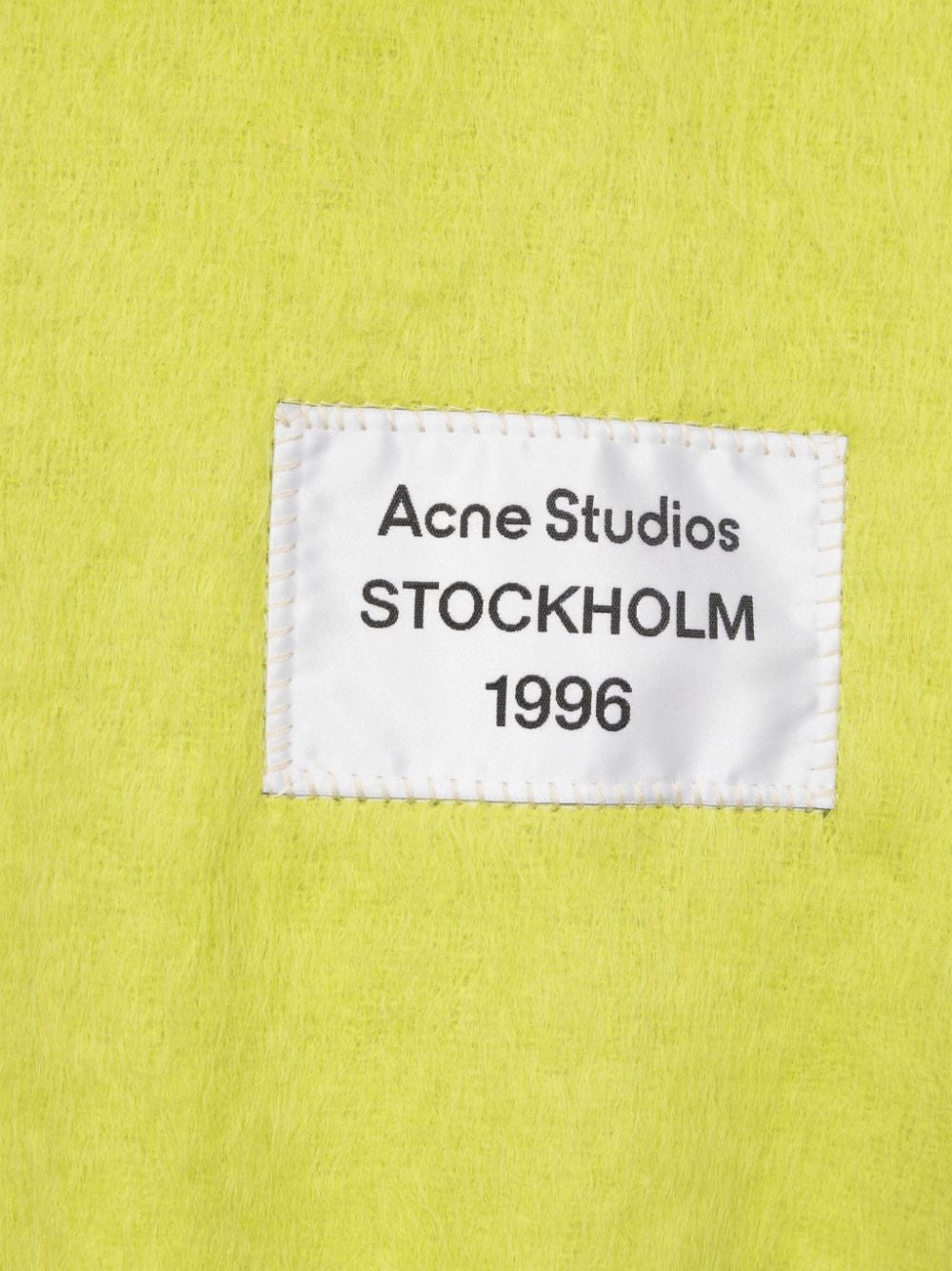 Acne Studios Sjaal met franje - Groen