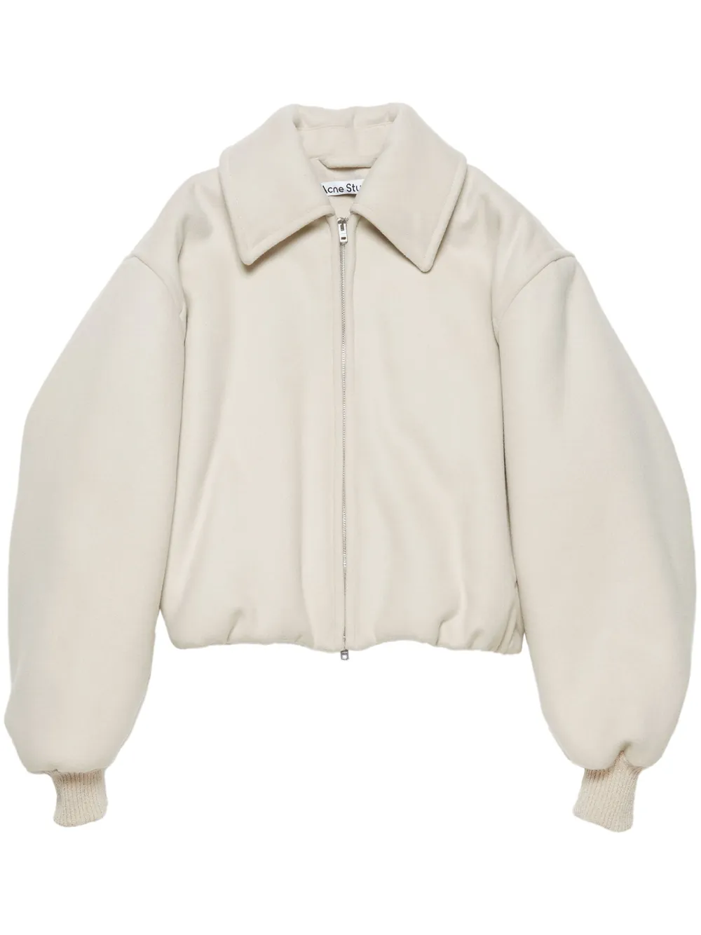 Acne Studios Bomberjack van wolblend Beige