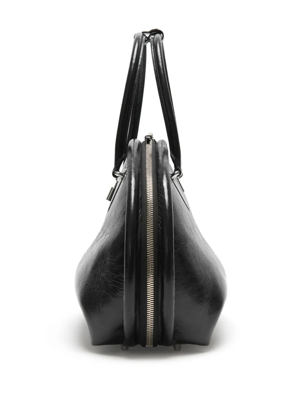 Acne Studios Leren schoudertas Zwart