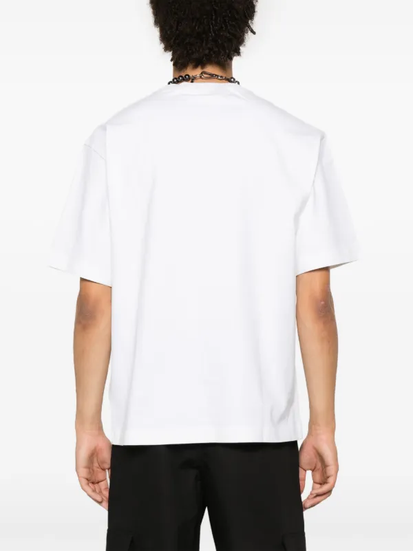【関税込み】Acne Studios ホワイト ロゴ Tシャツ Acne Studios - Logo t-shirt - Optic White