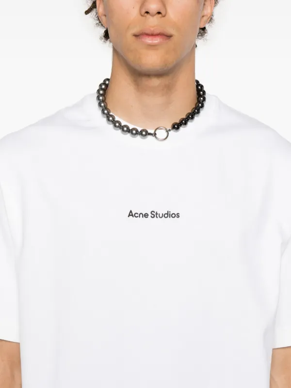 一点豪華主義【Acne Studios】ロゴプリントコットン混Tシャツ 23790613_54150785_1000.jpg