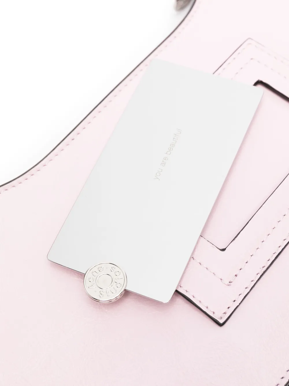 Acne Studios Platt kleine schoudertas Roze