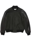 Acne Studios wool-blend bomber jacket - Black