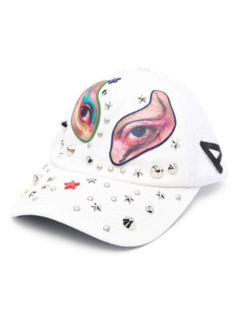 Acne Studios stud-embellished cap