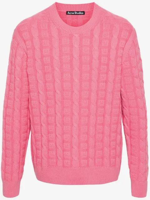 Acne Studios kabelstrikket trøje