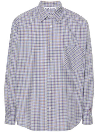 【お値下げ】Acne Studiosチェック柄ショート フード シャツジャケット お値下げ】Acne Studiosチェック柄ショート フード シャツ