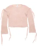 Acne Studios drop-shoulder sweater - Pink