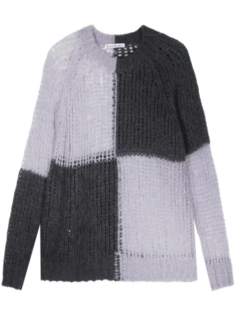 Acne Studios suéter con diseño color block