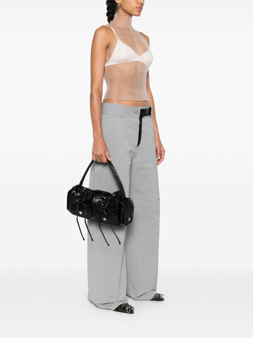 Acne Studios Multipocket shoulder bag - Zwart