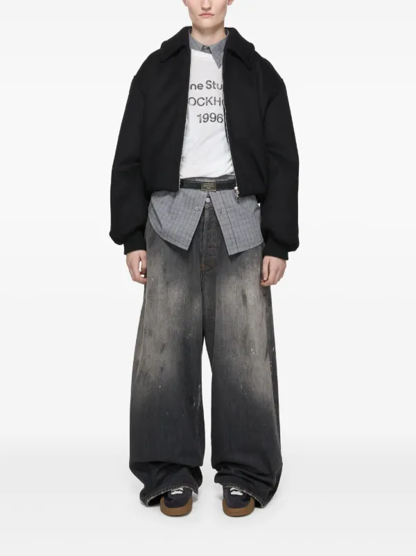 Acne Studios Panelled low-top Sneakers | Black | FARFETCH
