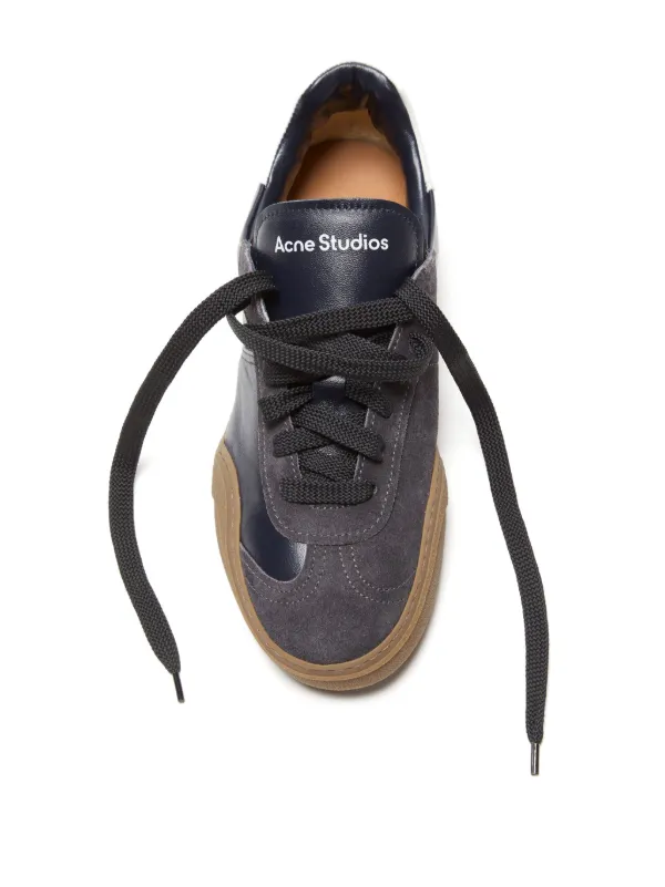 Acne Studios Panelled low-top Sneakers | Black | FARFETCH