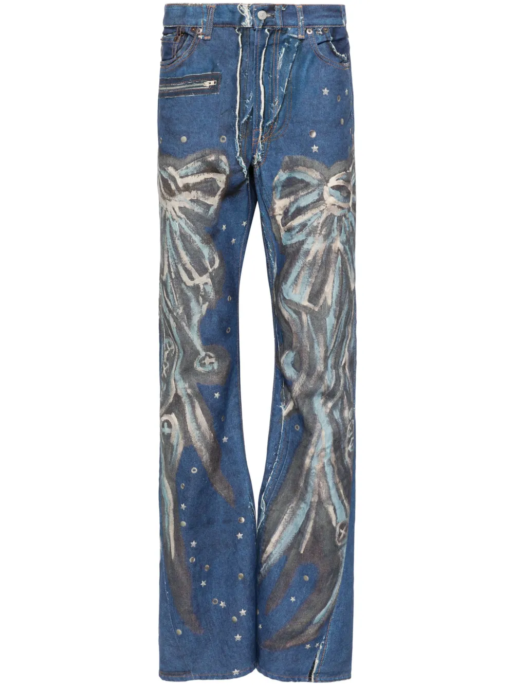 Acne Studios high-rise bootcut jeans - Blue