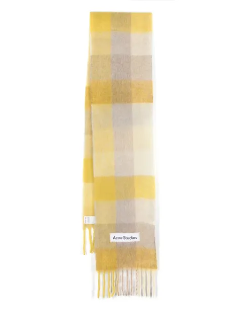 Acne Studios checked scarf