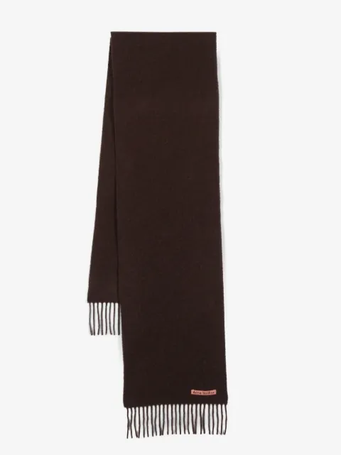 Acne Studios logo-patch scarf
