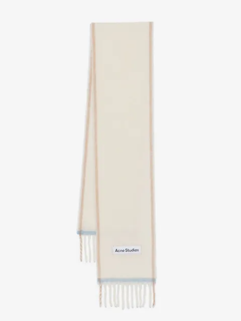 Acne Studios écharpe à bords frangés