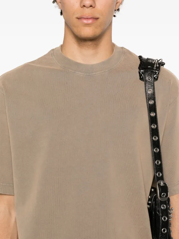 Acne Studios ロゴ Tシャツ | ブラウン | FARFETCH JP