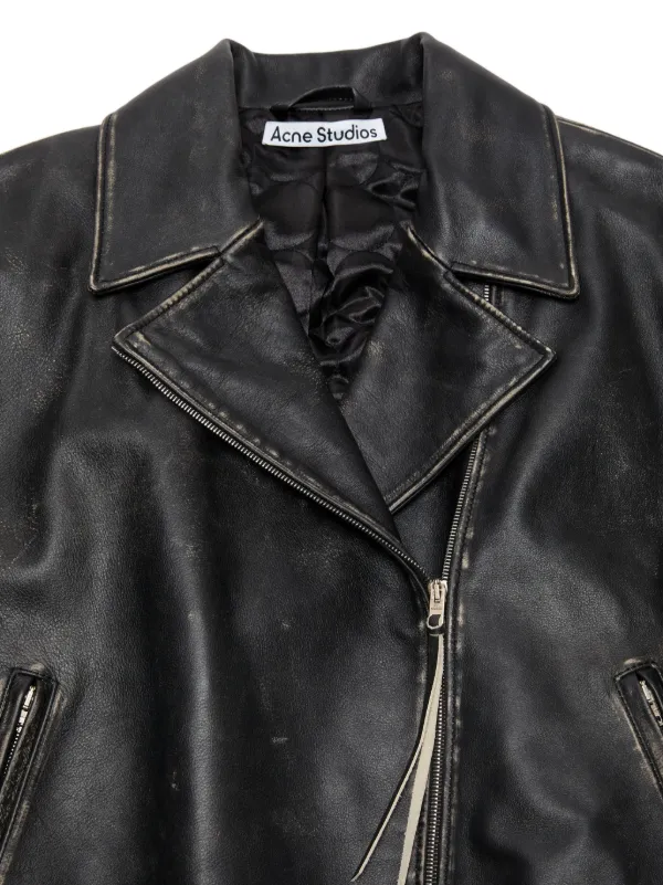 Acne Studios Mock レザージャケット 32 希少サイズ春先にも！ お値下げ中！ Acne Studios MOCK ダブルライダースジャケット