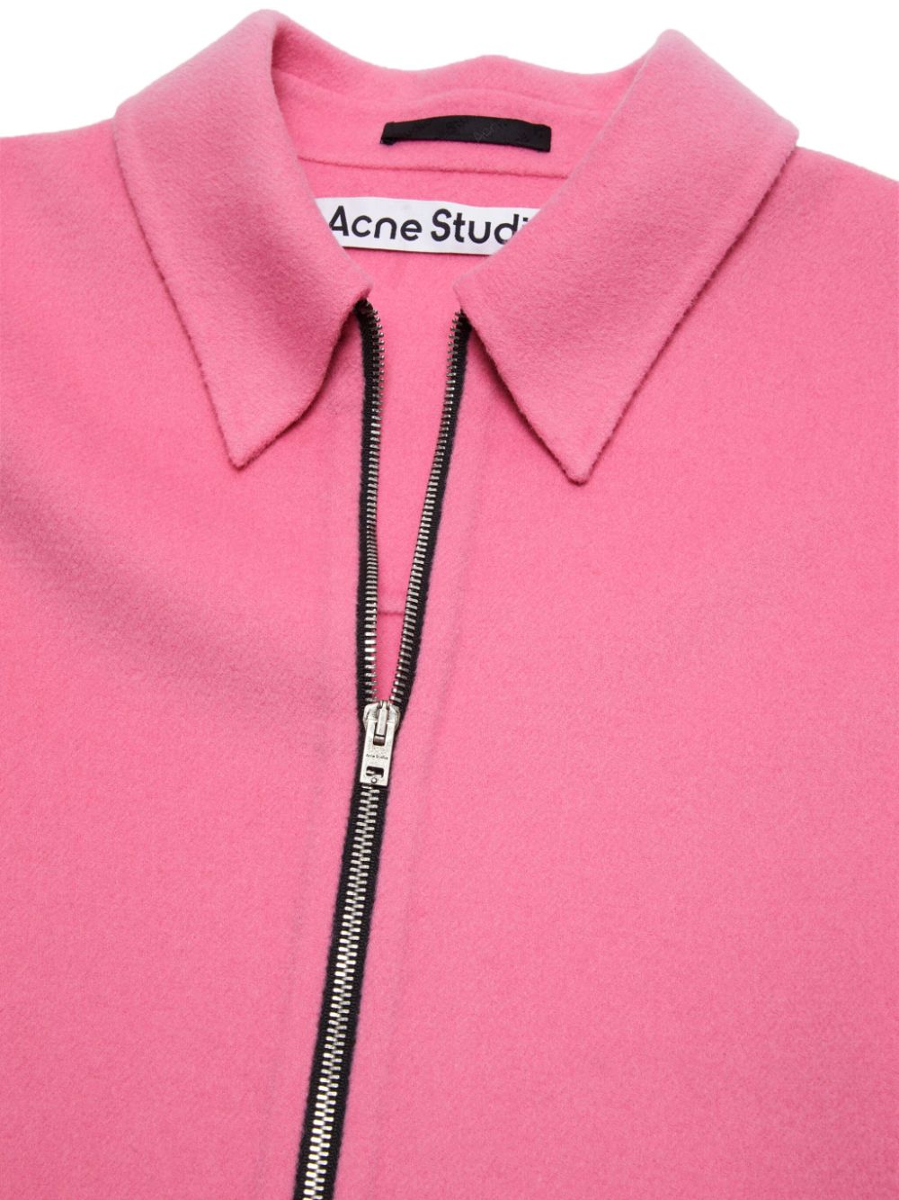 Acne Studios ジップアップ ジャケット | ピンク | FARFETCH JP