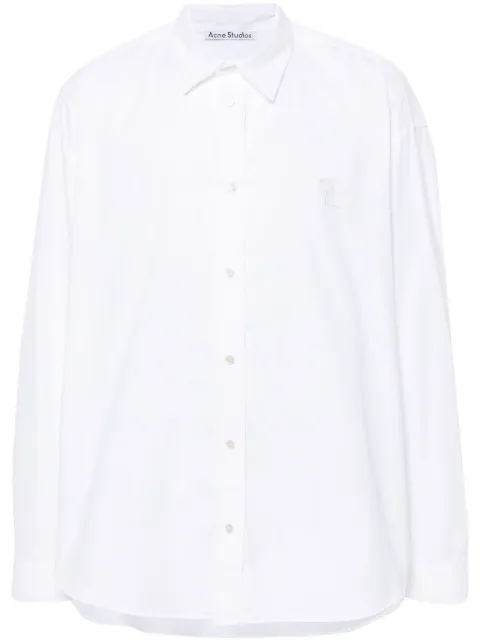Acne Studios camisa con logo bordado