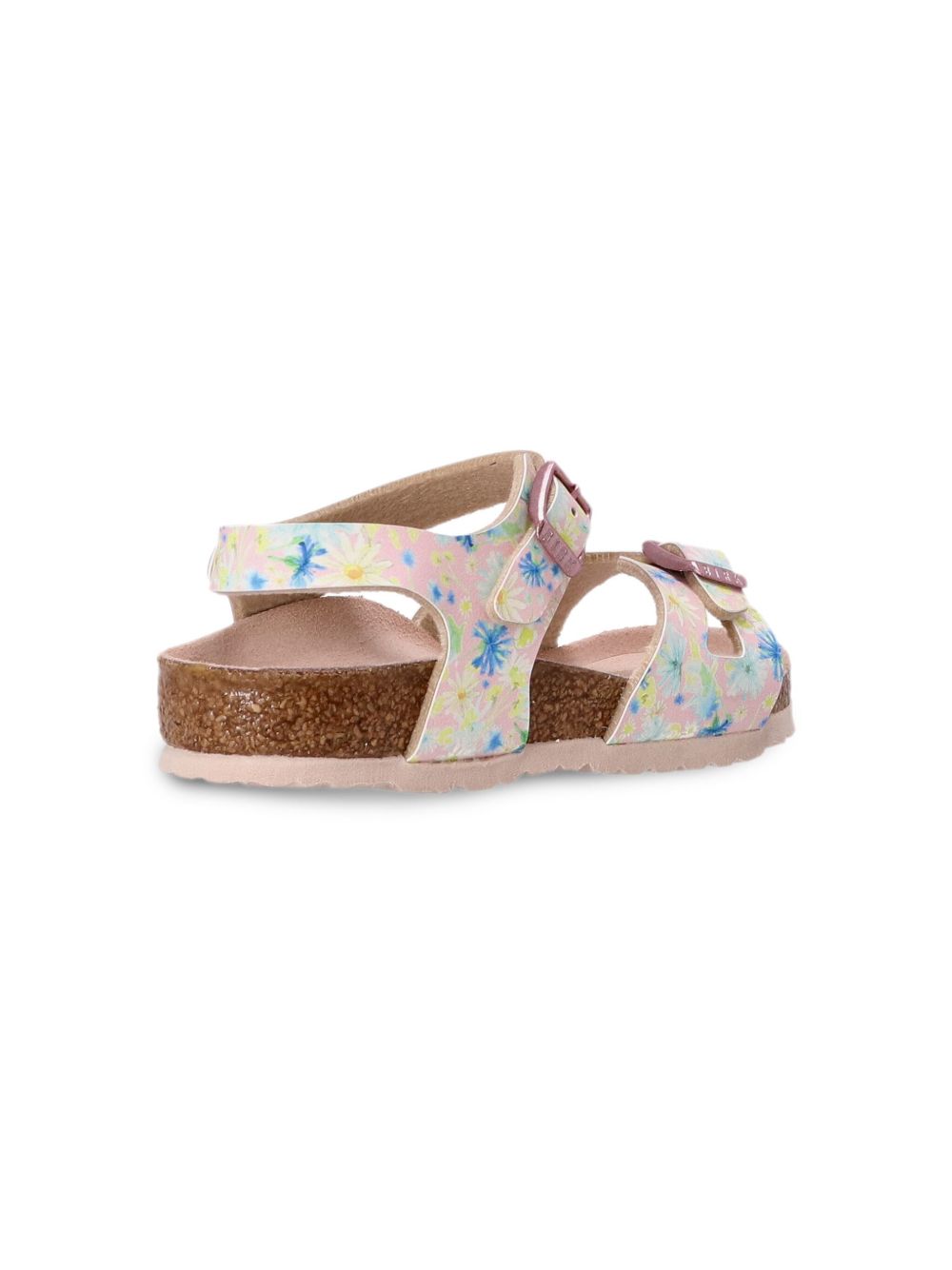 Birkenstock Kids Rio sandalen met bloemenprint Roze