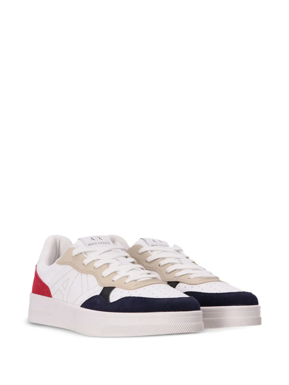 Armani Exchange Seattle panelled sneakers Black