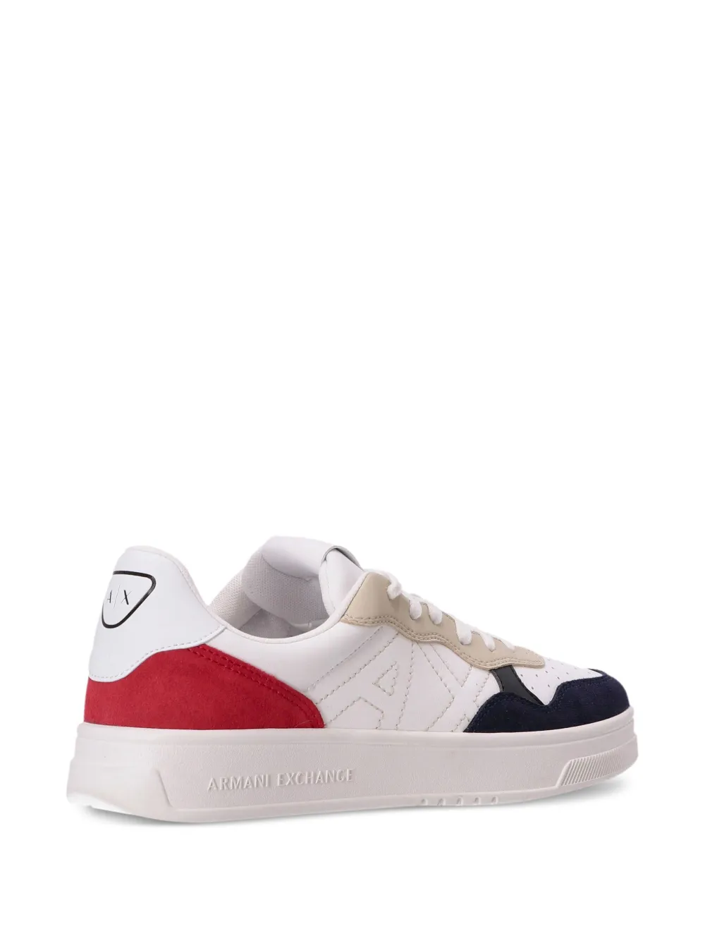Armani Exchange Seattle panelled sneakers Black