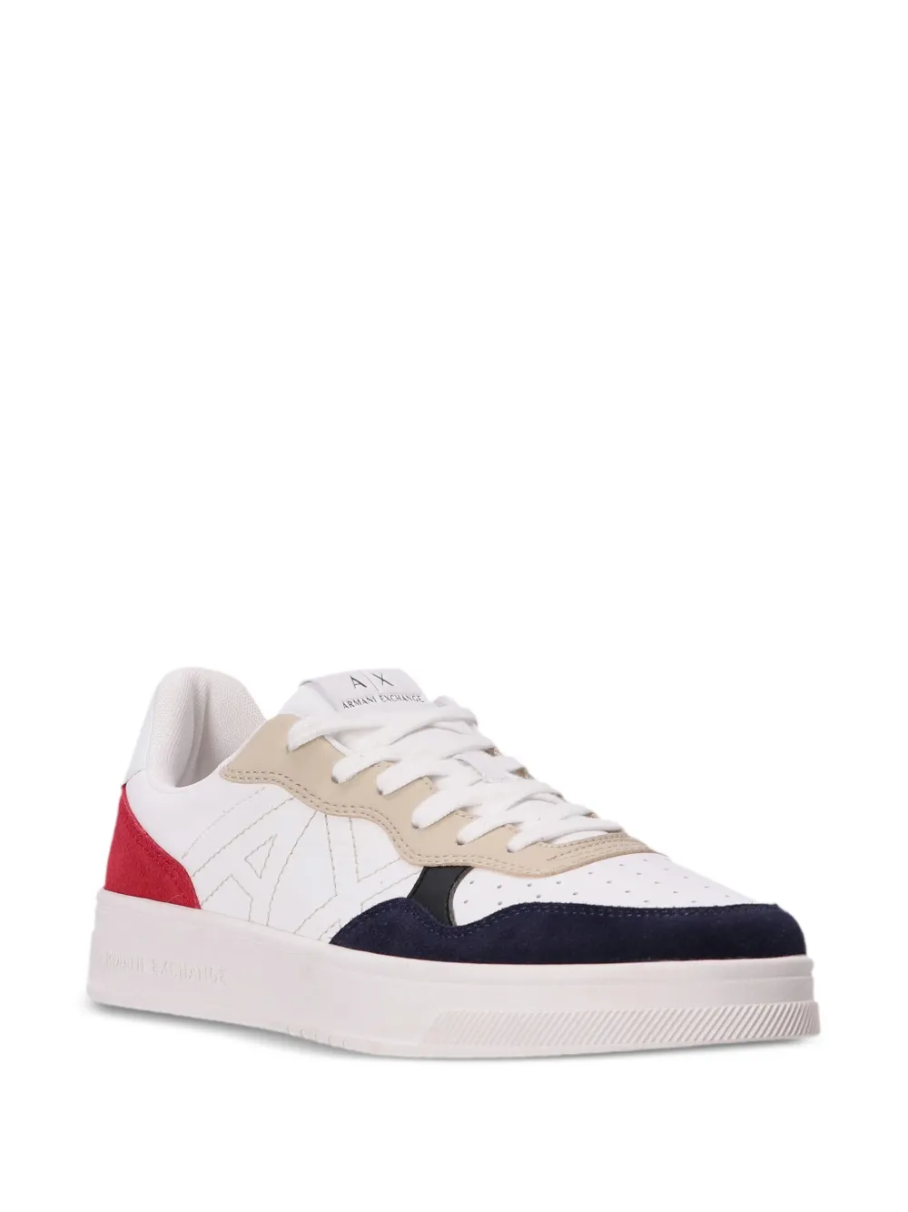 Armani Exchange Seattle panelled sneakers Black