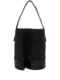 sacai small S Basket bucket bag - Black