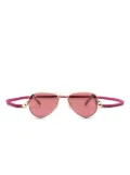 RAY-BAN JUNIOR aviator-frame sunglasses - Gold