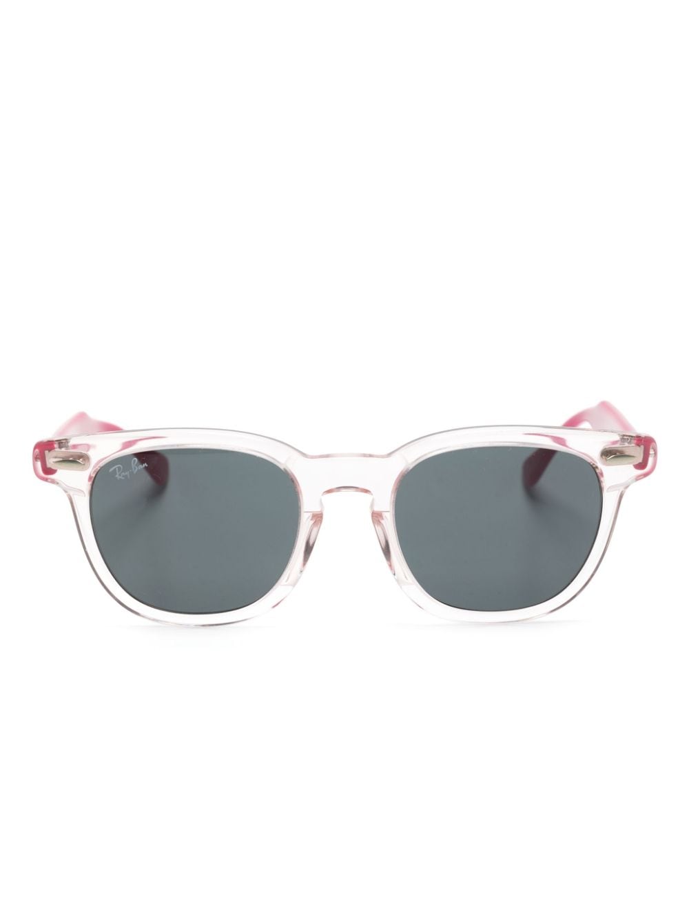 Ray-ban Junior Kids' Square-frame Sunglasses In Pink