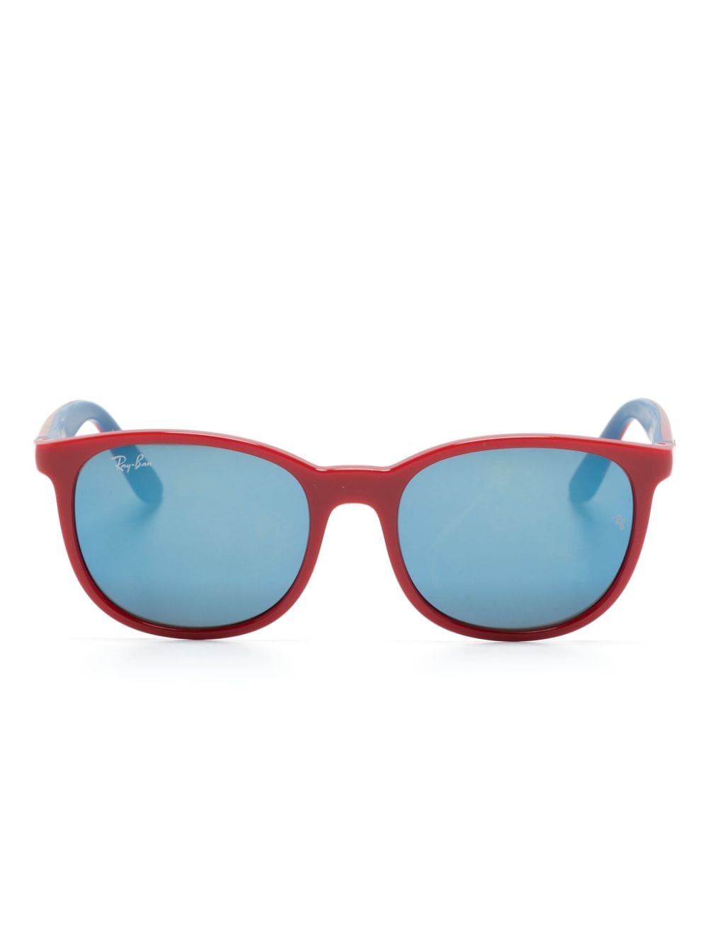 Ray-ban Junior Kids' Square-frame Sunglasses In Red