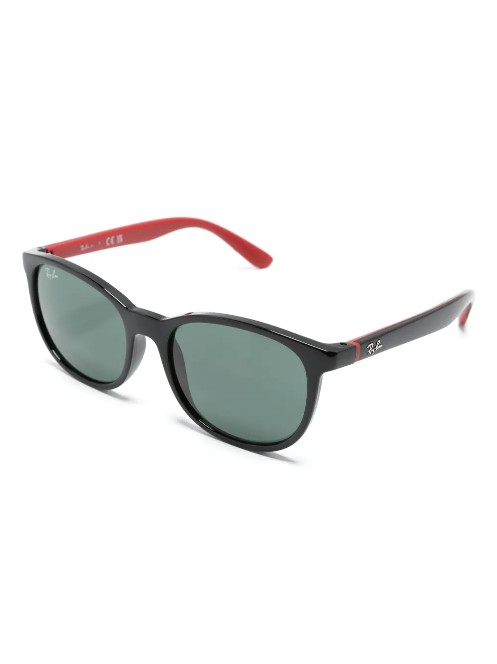 Ray-ban Junior Square-frame Sunglasses In Black