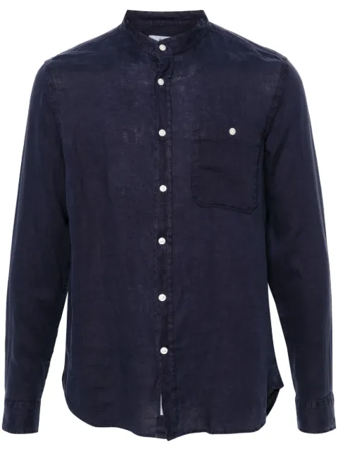 Woolrich chemise en lin à manches longues