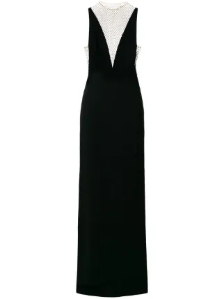 Stella McCartney crystal-embellished Maxi Dress | Black