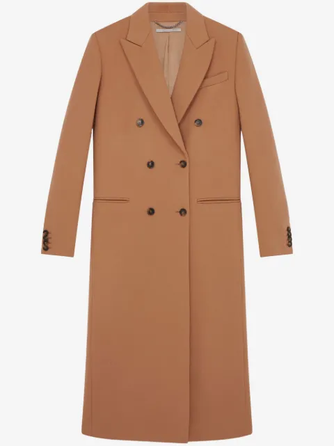 Stella McCartney notched-lapel wool coat 
