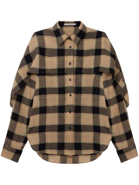 Stella McCartney check wool shirt 