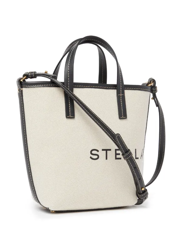 STELLA McCARTNEY トートバッグ Stella McCartney ロゴ トートバッグ | ニュートラル | FARFETCH JP