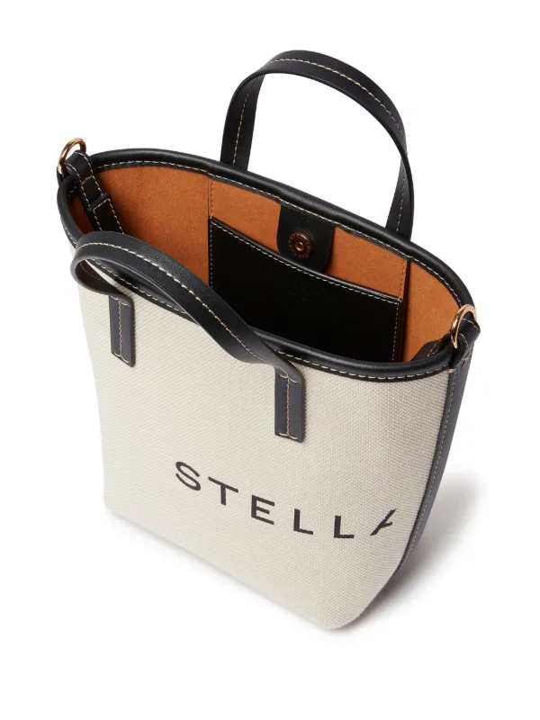 Stella McCartney ロゴ トートバッグ | ニュートラル | FARFETCH JP