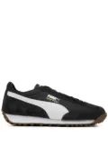 PUMA logo-print low-top sneakers - Black