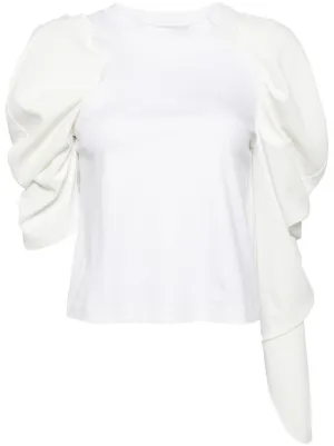 Enföld Asymmetric Blouse | White | FARFETCH GE