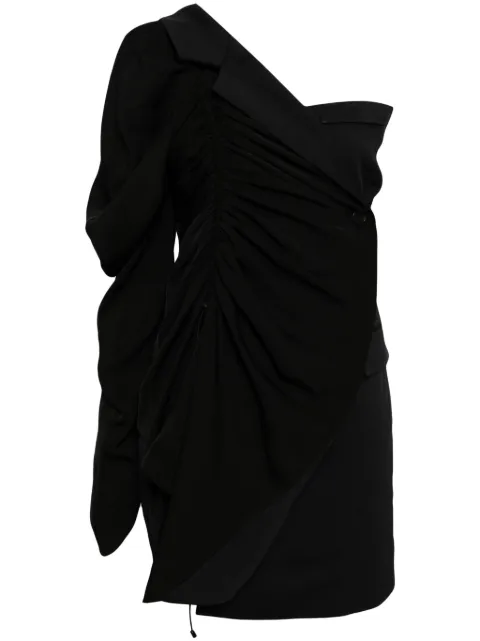 Besfxxk asymmetric blazer mini dress