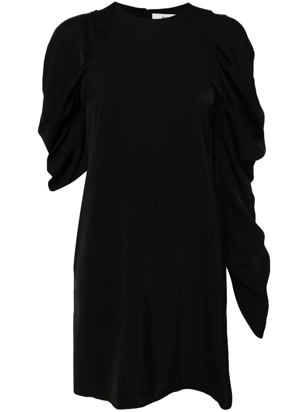 Besfxxk draped asymmetric dress | Black | Image 1