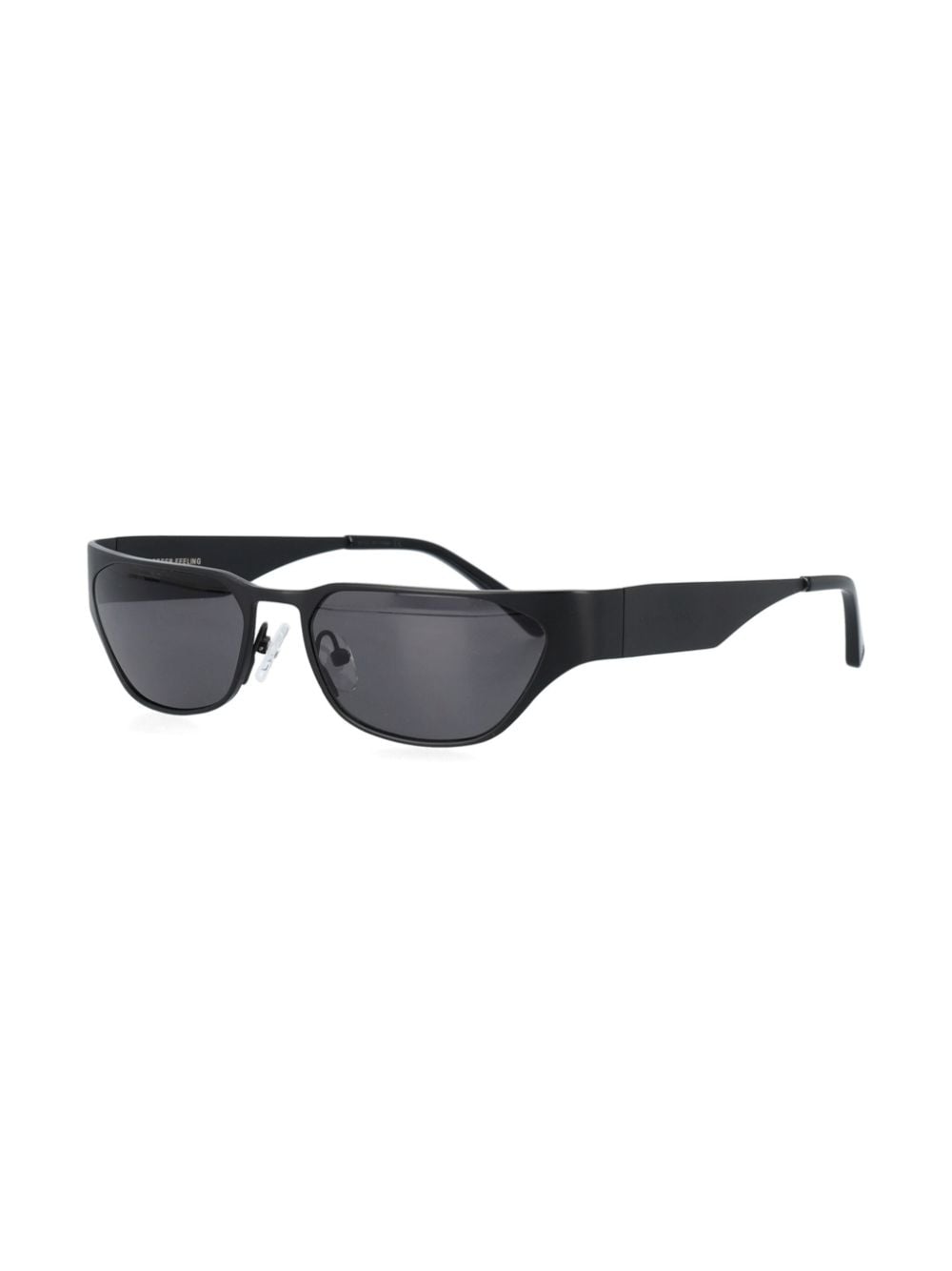 Shop A Better Feeling Ech Round-frame Sunglasses In Black