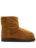 Acne Studios shearling leather boots - Brown